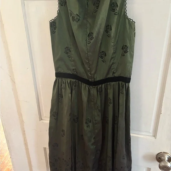 Bella Twilight New Moon Birthday Dress Large, Neca Hot Topic Green Floral  Dress - Picture 3 of 5